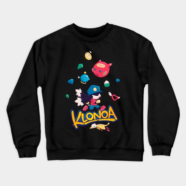 Klonoa Ver2 Crewneck Sweatshirt by Susto